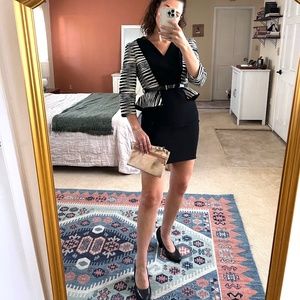 2000s 50's style peplum dress